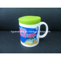 Super White 11oz Sublimation Coated Mug with Silicon Lid